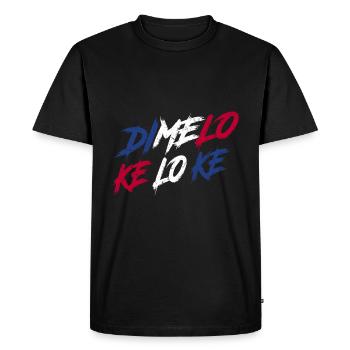 Dimelo Ke Lo Ke - T-shirt Premium bio Homme - noir - Devant - Nico (187cm)