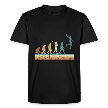 Basketball Sports Evolution pour les amateurs de BBall Dunk - T-shirt Premium bio Homme - noir - Devant - Nico (187cm)