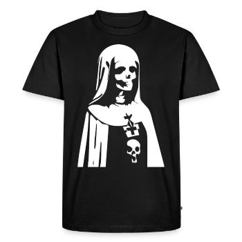 Fearlessly Embrace the Unconventional with Horror - Men's Premium Organic T-Shirt - black - Front - Nico (187cm)