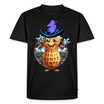 Peanut Peanuts Kids Kids Conjure Up Nut - Men's Premium Organic T-Shirt - black - Front - Nico (187cm)