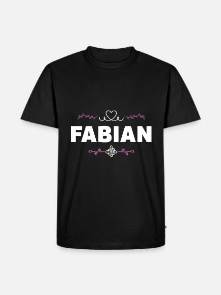 Fabian - Men's Premium Organic T-Shirt - black