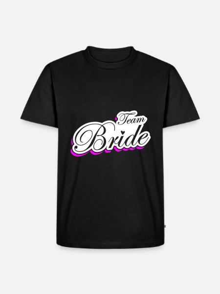 Team Bride Wedding - Men's Premium Organic T-Shirt - black