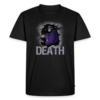 Halloween Ghost Spooky Evil Wait a Couple - Men's Premium Organic T-Shirt - black - Front - Nico (187cm)