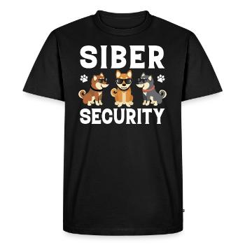 T-shirt Husky - T-shirt Premium bio Homme - noir - Devant - Nico (187cm)