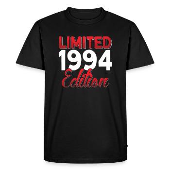 Vintage 1994 Retro Bitrthday Limited Edition - Men's Premium Organic T-Shirt - black - Front - Nico (187cm)