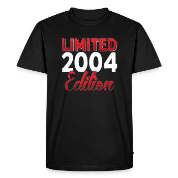 Fantastic since 2004 retro 19th Bitrthday - Men's Premium Organic T-Shirt - black - Front - Nico (187cm)
