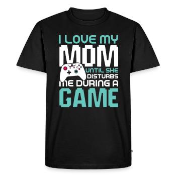 Play Controller Gaming m’a tenu occupé pendant ma - T-shirt Premium bio Homme - noir - Devant - Nico (187cm)