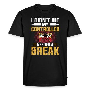 Play Controller La manette de jeu avait besoin d’un - T-shirt Premium bio Homme - noir - Devant - Nico (187cm)