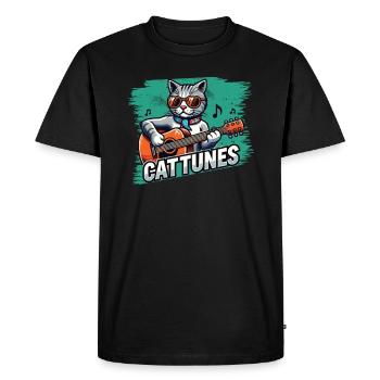 Apportez une comédie musicale - T-shirt Premium bio Homme - noir - Devant - Nico (187cm)