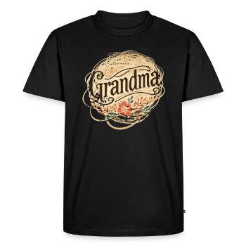 Célébrez le cœur et la chaleur de la famille des grands-mères - T-shirt Premium bio Homme - noir - Devant - Nico (187cm)