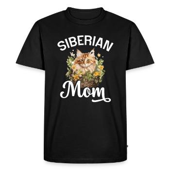 Montrez votre fierté en tant que parent de chat - T-shirt Premium bio Homme - noir - Devant - Nico (187cm)