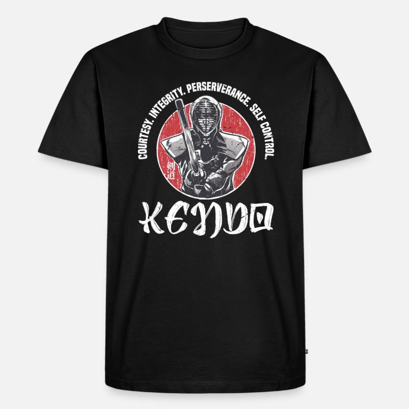 Decency. Integrity. Perseverance. Self-control. - Men's Premium Organic T-Shirt - black