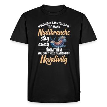 If someone says that they have too many slugs - Men's Premium Organic T-Shirt - black - Front - Nico (187cm)