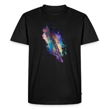 Piccoloist, it's not a flute - Men's Premium Organic T-Shirt - black - Front - Nico (187cm)