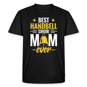 The Best Handbell Choir Mom Ever - Men's Premium Organic T-Shirt - black - Front - Nico (187cm)