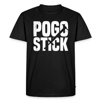 Pogo-stick : Ne l’appelez jamais simplement un - T-shirt Premium bio Homme - noir - Devant - Nico (187cm)
