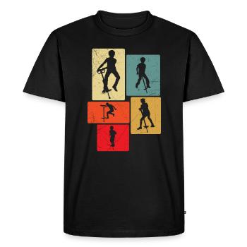 Pogo-stick : Ne l’appelez jamais simplement un - T-shirt Premium bio Homme - noir - Devant - Nico (187cm)