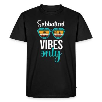 Uniquement des vibrations sabbatiques - T-shirt Premium bio Homme - noir - Devant - Nico (187cm)