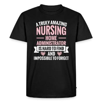 It's hard to find a really great - Men's Premium Organic T-Shirt - black - Front - Nico (187cm)