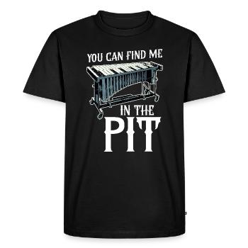 Vibraphone Vous Me Pouvez Me Trouver Dans La Fosse - T-shirt Premium bio Homme - noir - Devant - Nico (187cm)