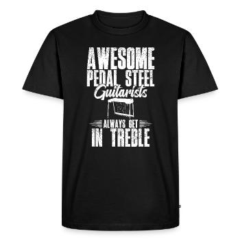 Des guitaristes de pedal steel fantastiques viennent toujours - T-shirt Premium bio Homme - noir - Devant - Nico (187cm)