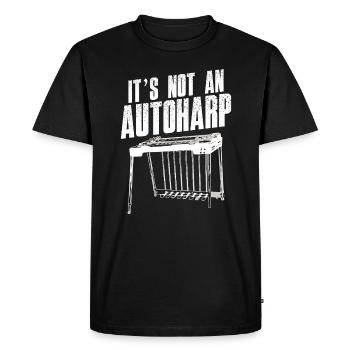 Ce n’est pas une autoharpe - T-shirt Premium bio Homme - noir - Devant - Nico (187cm)