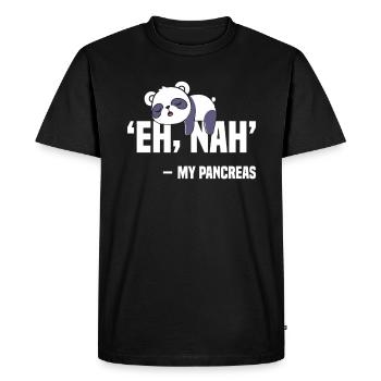 Seuls les perdants ont besoin d’un pancréas - T-shirt Premium bio Homme - noir - Devant - Nico (187cm)