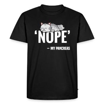 Seuls les perdants ont besoin d’un pancréas - T-shirt Premium bio Homme - noir - Devant - Nico (187cm)