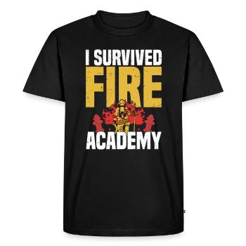 I have the Fire Academy - Men's Premium Organic T-Shirt - black - Front - Nico (187cm)
