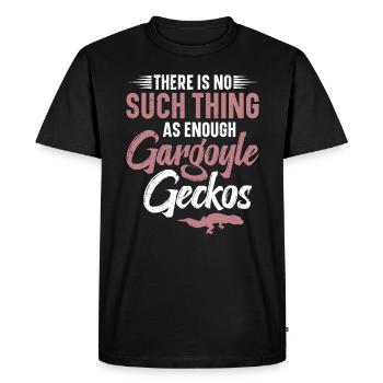 There are not enough gargoyle geckos - Men's Premium Organic T-Shirt - black - Front - Nico (187cm)