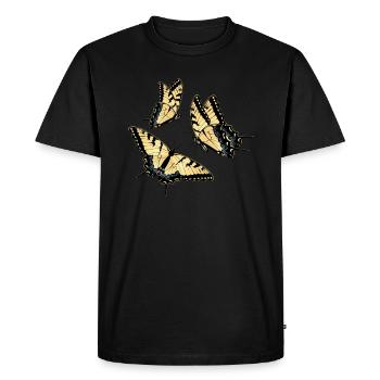 Les machaons tigrés sont les meilleurs pour les filles - T-shirt Premium bio Homme - noir - Devant - Nico (187cm)