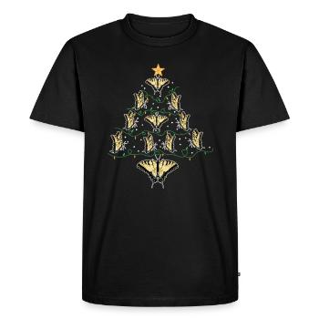 Les machaons tigrés sont les meilleurs pour les filles - T-shirt Premium bio Homme - noir - Devant - Nico (187cm)