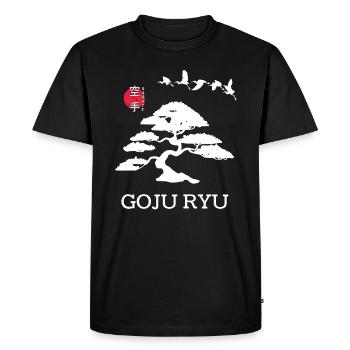 Goju Ryu Karate Best Martial Art Since 1930 - Men's Premium Organic T-Shirt - black - Front - Nico (187cm)