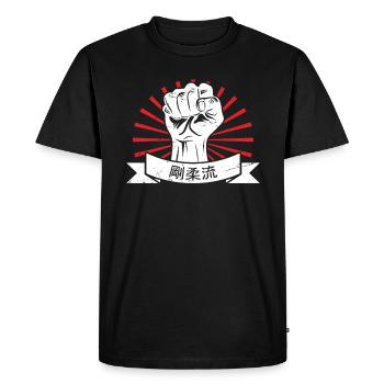 Goju Ryu Karate Best Martial Art Since 1930 - Men's Premium Organic T-Shirt - black - Front - Nico (187cm)