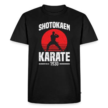 Karaté Shotokan 1930 - T-shirt Premium bio Homme - noir - Devant - Nico (187cm)