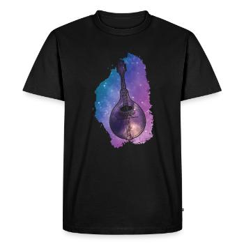 Mandoline, parce que les guitares normales sont ennuyeuses - T-shirt Premium bio Homme - noir - Devant - Nico (187cm)