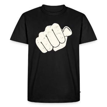 Mandoline, parce que les guitares normales sont ennuyeuses - T-shirt Premium bio Homme - noir - Devant - Nico (187cm)