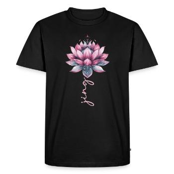 Attraper la chanson Fleur Perdre Go Et Deep - T-shirt Premium bio Homme - noir - Devant - Nico (187cm)