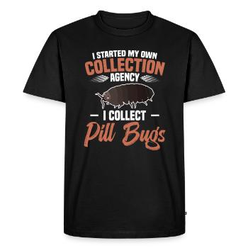 I founded my own collection authority. I - Men's Premium Organic T-Shirt - black - Front - Nico (187cm)