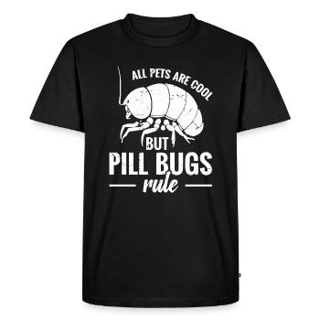 All pets are cool, but pill beetles - Men's Premium Organic T-Shirt - black - Front - Nico (187cm)