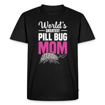 World's Greatest Pill Bug Mom - Men's Premium Organic T-Shirt - black - Front - Nico (187cm)