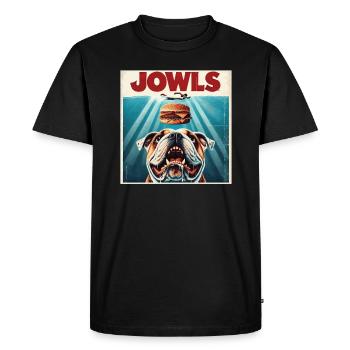 Adorable cheeks, this funny and - Men's Premium Organic T-Shirt - black - Front - Nico (187cm)