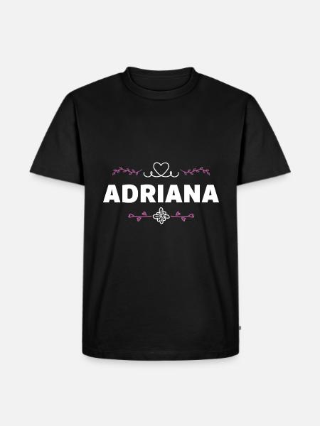 Adriana - Men's Premium Organic T-Shirt - black