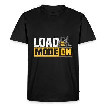 Forklift driver sayings | Forklift Gift - Men's Premium Organic T-Shirt - black - Front - Nico (187cm)