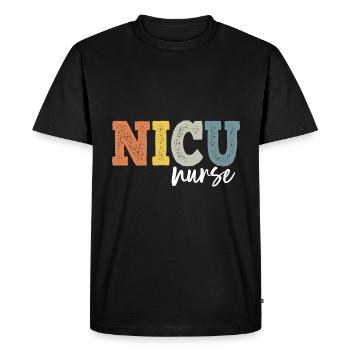 Nicu Nurse Dialysis Nursing RN - Men's Premium Organic T-Shirt - black - Front - Nico (187cm)
