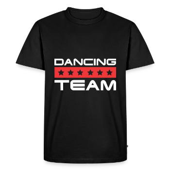 Dancing Crew - Men's Premium Organic T-Shirt - black - Front - Nico (187cm)