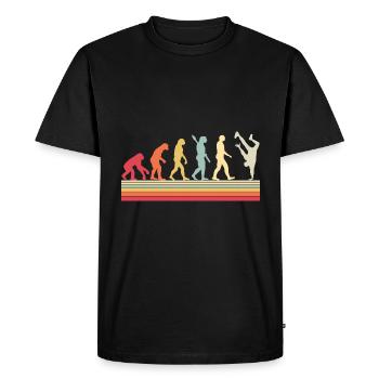 Evolution of Breakdancing B-Boy Dance Breakdance - Men's Premium Organic T-Shirt - black - Front - Nico (187cm)