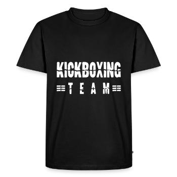 Kickboxing Team - Men's Premium Organic T-Shirt - black - Front - Nico (187cm)