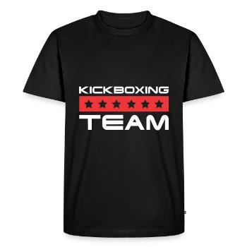Kickboxing Crew - Men's Premium Organic T-Shirt - black - Front - Nico (187cm)