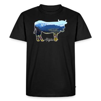 Allgäu Alps Bavaria - Men's Premium Organic T-Shirt - black - Front - Nico (187cm)